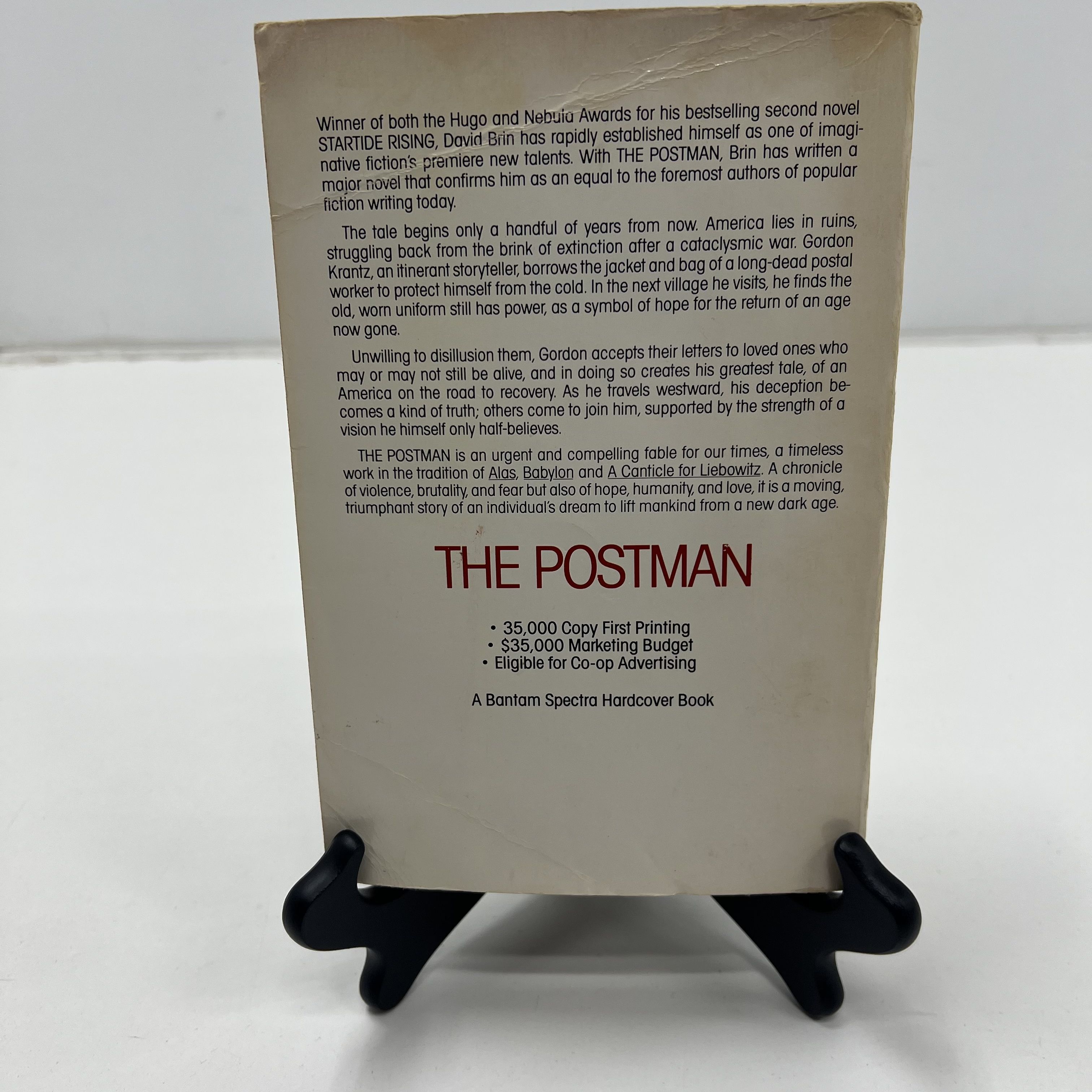 Advanced Copy The Postman David Brin 1985 Paperback