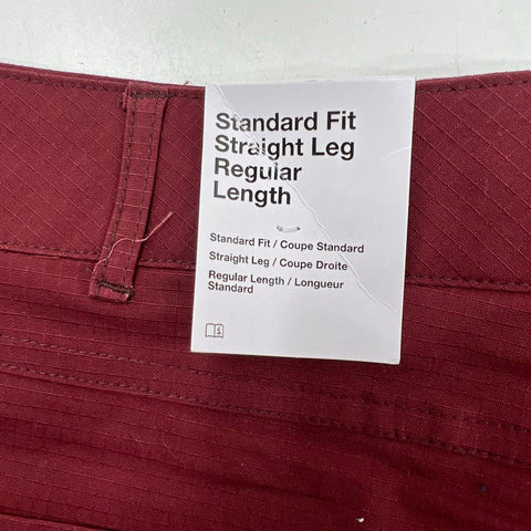 Nike SB Men's Dark Team Red Ripstop Skate Pants Straight Leg Size 36 NWT