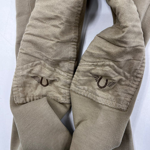Equine Couture Women's Tan Knee Patch Equestrian Jodhpurs Breeches Sz 30