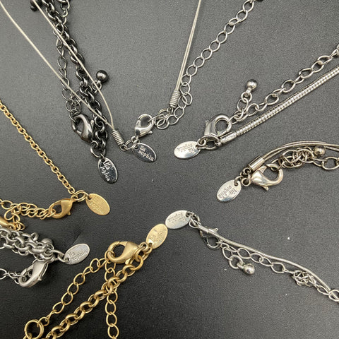 Lia Sophia Fashion Jewelry Lot of 14 Necklaces Bracelets Cuff Silver Gold Tone