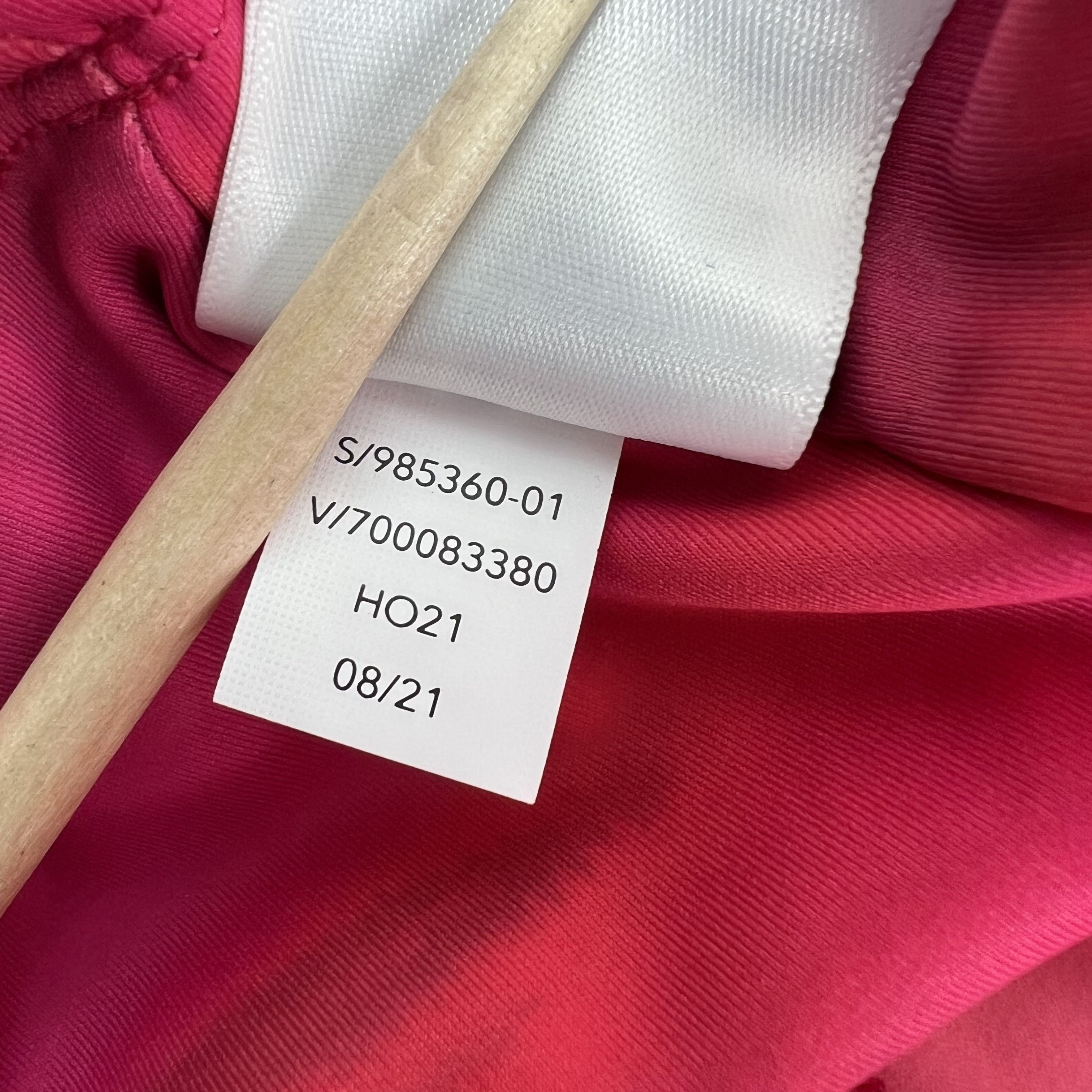 Athleta NWT Pink Rainier Printed Tight High Rise Zip Pocket Leggings Womens 1X
