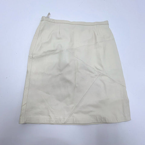 Vintage 90s Terry Lewis Lot of 2 Leather Suede Skirts Plus Size 20P & 1X