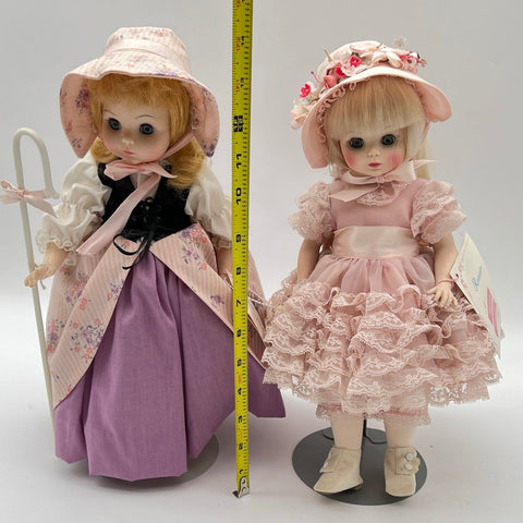 Madame Alexander Doll Lot Bo Peep and Renoir Vintage 8-10 Inch 2 Pieces