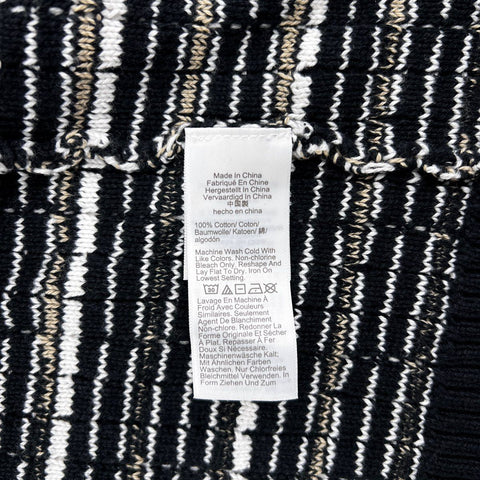 J. Crew Women's Black White Plaid Cotton Cardigan Gold Buttons Sz 2X NWT