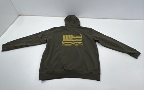 Lot of 2 Carhartt Hoodies Full Zip Pullover Grey Olive Workwear Sz XL