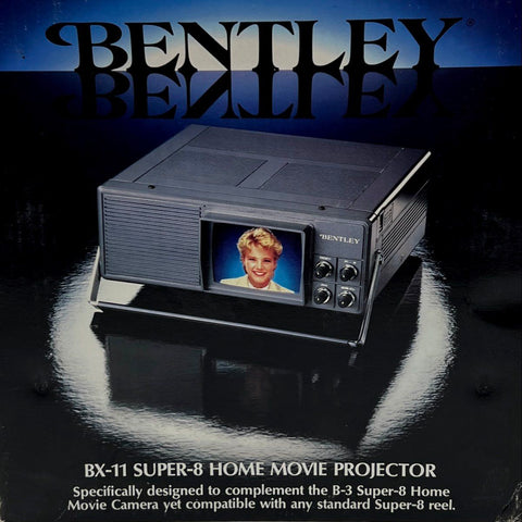 Vintage Bentley BX-11 Super-8 Home Movie Projector 4" Monitor NIB Not Tested