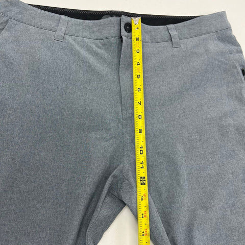 Vuori Men's Meta Pant Heathered Gray Stretch Performance Chino Golf Size 36