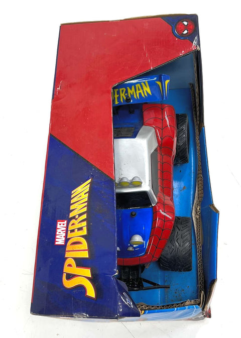 2018 Jada Toys Marvel Spider-Man RC Car Turbo Boost 2.4GHz Open Box