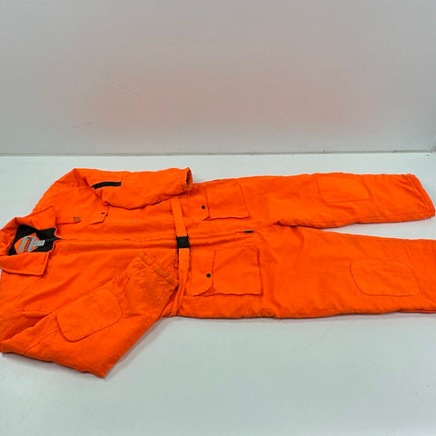 Vintage 90s Winchester Blaze Orange Insulated Hunting Coveralls Jumpsuit Sz 3XL