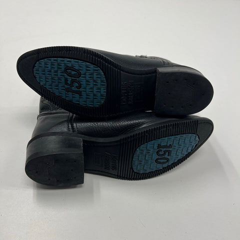 Double H Work Western 3267 Black Leather Cowboy Boots Men's Size 9.5 2E