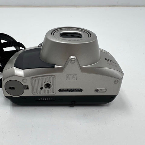 Vintage Pentax IQZoom 200 48-200mm 35mm Point & Shoot Film Camera w/ Case