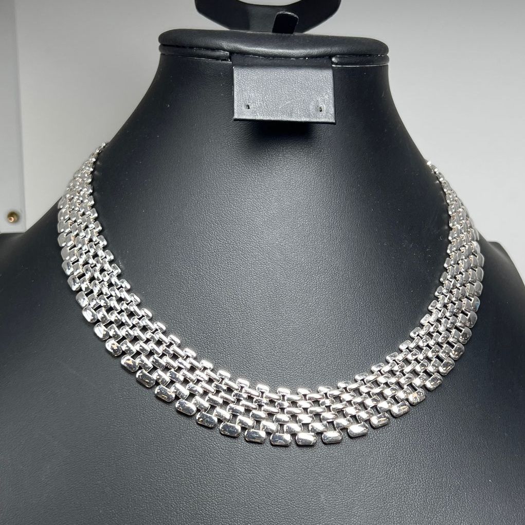 Silver & Gold Tone Panther Link Necklaces