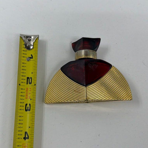 Vintage 80s Houbigant Raffinee Parfum Mini Perfume Bottle Art Deco Women's