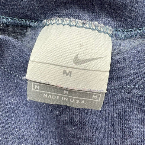 Vintage 90s Nike Grey Tag Embroidered Bar Logo Crewneck Sweatshirt Made USA Sz M