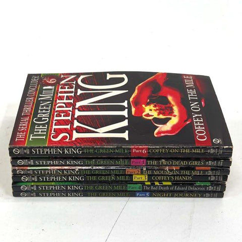 Stephen King The Green Mile Complete 6 Book Serial Set 1996 Paperback Lot