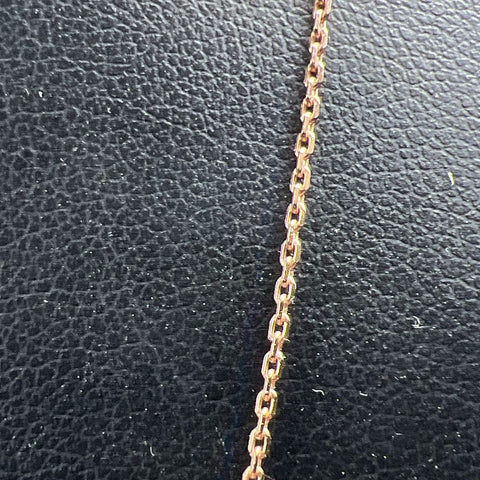 Kendra Scott 925 Sterling Silver Rose Gold Plate Chain Necklace 2.11g