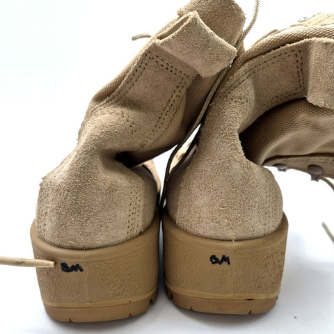 Wellco Army Flight Combat Vehicle Crewman Desert Tan Boots Size 6W