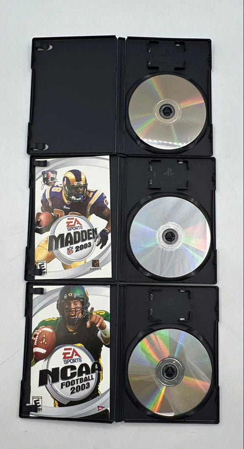 Madden 2005 NCAA 2004 9 Game Lot Sony PlayStation 2 PS2 Not Tested Sold As-Is