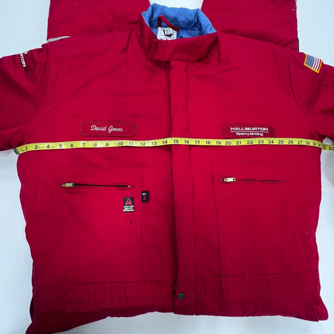 Vintage 90s Wenaas Antiflame Halliburton Sperry Drilling Coveralls Sz 2XL