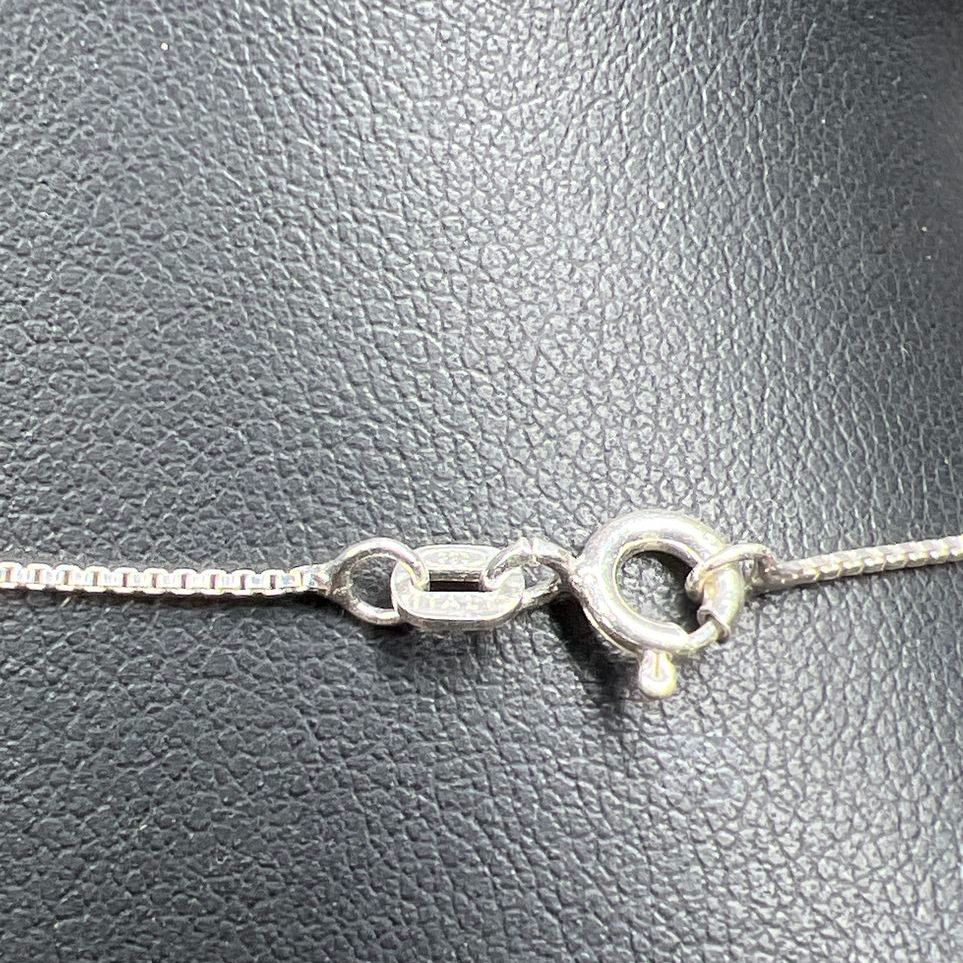925 Sterling Silver CZ Heart Necklace and Earrings Set 5.29g