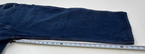 Vintage 80s Key Imperial 704KY Denim Bib Overalls Workwear USA Sz 36