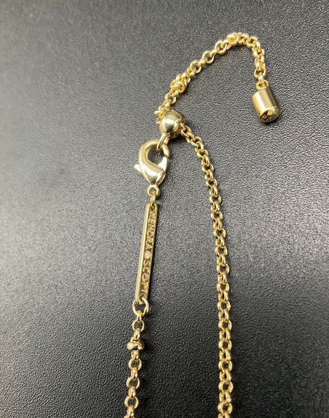 Kendra Scott Ella Blue Stone & Ansley Rose Quartz Heart Pendant Necklace Lot of