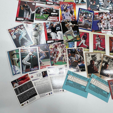 Baseball Card Lot Topps Upper Deck Fleer 1980s 1990s 2000s Junk Wax Era Stars