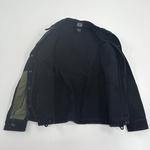 Spitfire Men's The End Chore Jacket Black Green Contrast Skate Size S