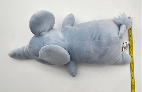 Pillowfort Elephant Baby Weighted Stuffed Animal Plush Blue 16 Inch 1.5 Lbs