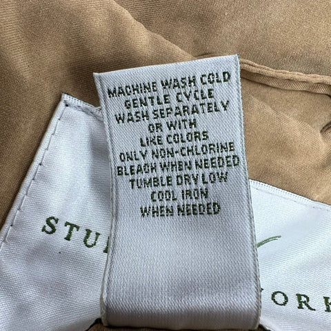 Studio Works Women's NWT Brown Quilted Faux Fur Hood Parka Coat Size 1X