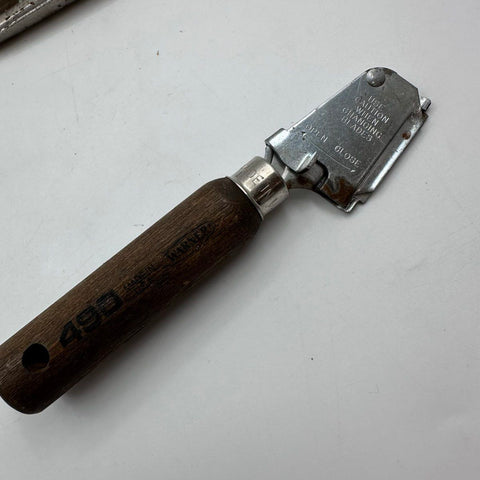 Vintage Razor Blades and Scrapers Lot Warner Ideal Ace Hardware USA Tool Set