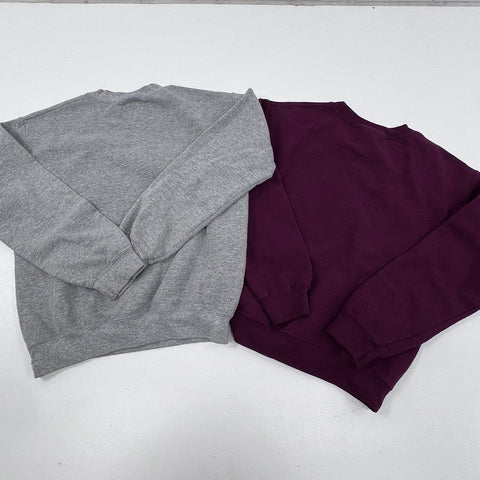 Obey Unisex Sweatshirt T-Shirt Lot of 4 Graphic Crewneck Pink Gray Maroon Sz S M