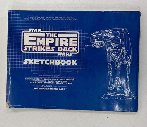 1980 Star Wars The Empire Strikes Back Sketchbook First Edition Joe Johnston Art