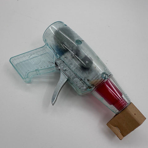Vintage Taiyo Super Gun G-65 Friction Powered Space Toy Japan Boxed For Repair
