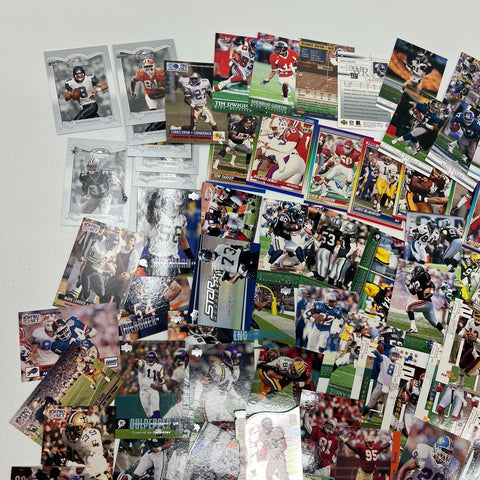 200+ Football Card Lot 1990s-2000s NFL Topps Upper Deck Inserts Stars