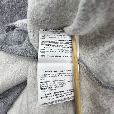 Stella McCartney Kids Fringed Star Sweatshirt Dress Gray Sz 14Y