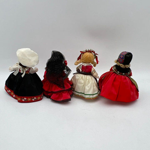 Madame Alexander Doll Lot International Folk Costume 4 Dolls Vintage