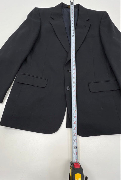 Vintage Saks Fifth Avenue by Adolfo Men's Black 2-Button Suit Coat Blazer USA