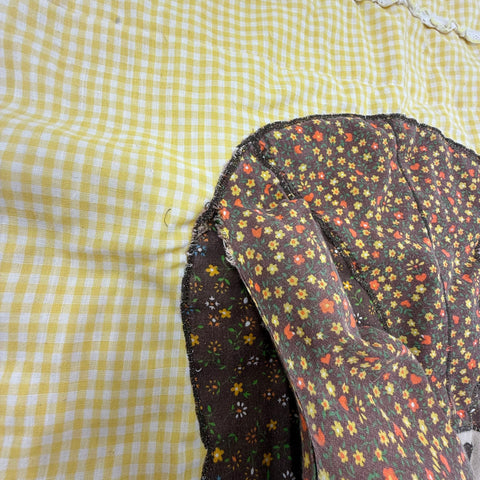 Vintage Childrens Quilted Blanket Lot Raggedy Ann Andy Puppy Applique Handmade