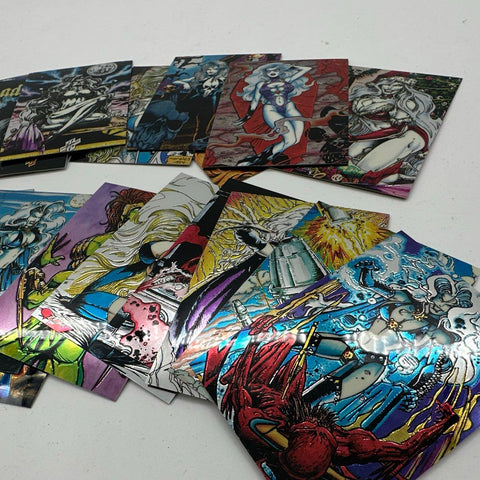 Lady Death Chromium Trading Card Lot 1994 Chaos Comics Approximately 50 Cards