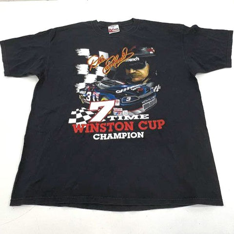Vintage Dale Earnhardt T-Shirt Chase Authentics NASCAR 7 Time Champ Intimidator