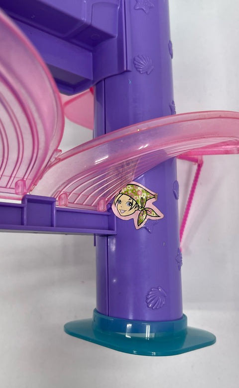 Vintage Collectible Mattel Polly Pocket Wild Waves Castle Slide Play Set Lot