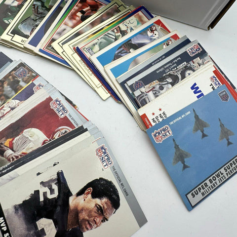 Football Card Lot NFL 1980s-90s Pro Set Score Mixed 5 Lbs See Photos
