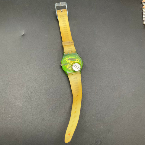 Vintage Swatch Watch Lot 2 Sydney 2000 Olympic Silver Tone