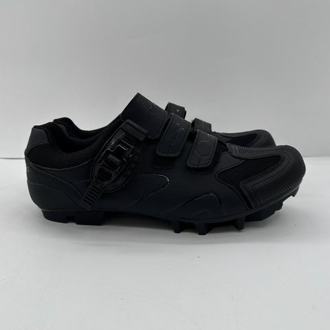 Kescoo Black Men's Mountain Bike SPD Cycling Shoes Size 45