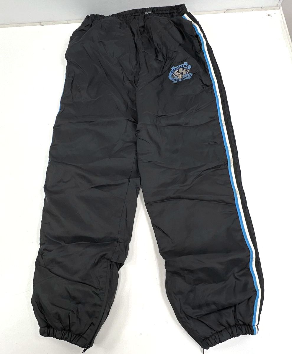 Vintage 90s IGNIK Black Carolina Tar Heels UNC Tracksuit Jacket Pants Men's XL