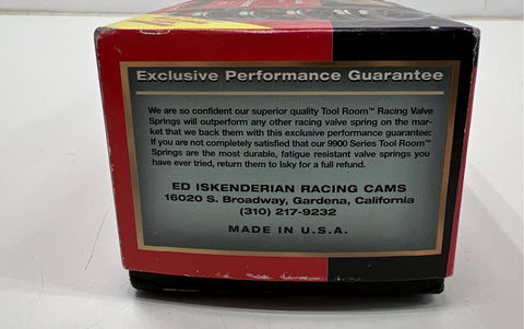 Isky 9965 Gold Stripe 1.560 Racing Valve Springs 16 Piece Set Tool Room USA