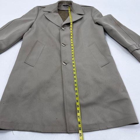 Vintage 70s Great Dane Cosmopolitan Trench Coat Raincoat Zip Out Liner Tan