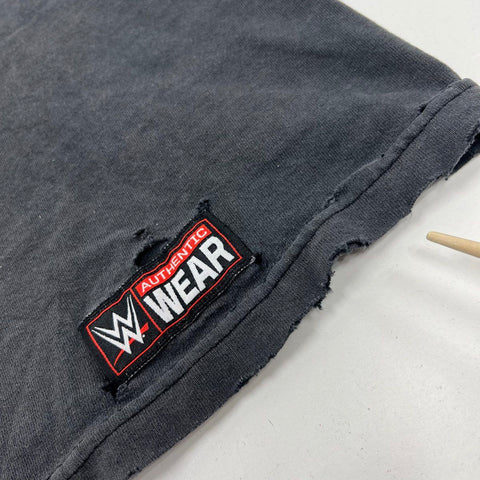 Vintage 2012 WWE The Shield Authentic Wear Distressed Faded T-Shirt