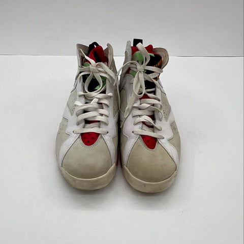 Nike Air Jordan 7 Retro Hare White Light Silver True Red Size 10